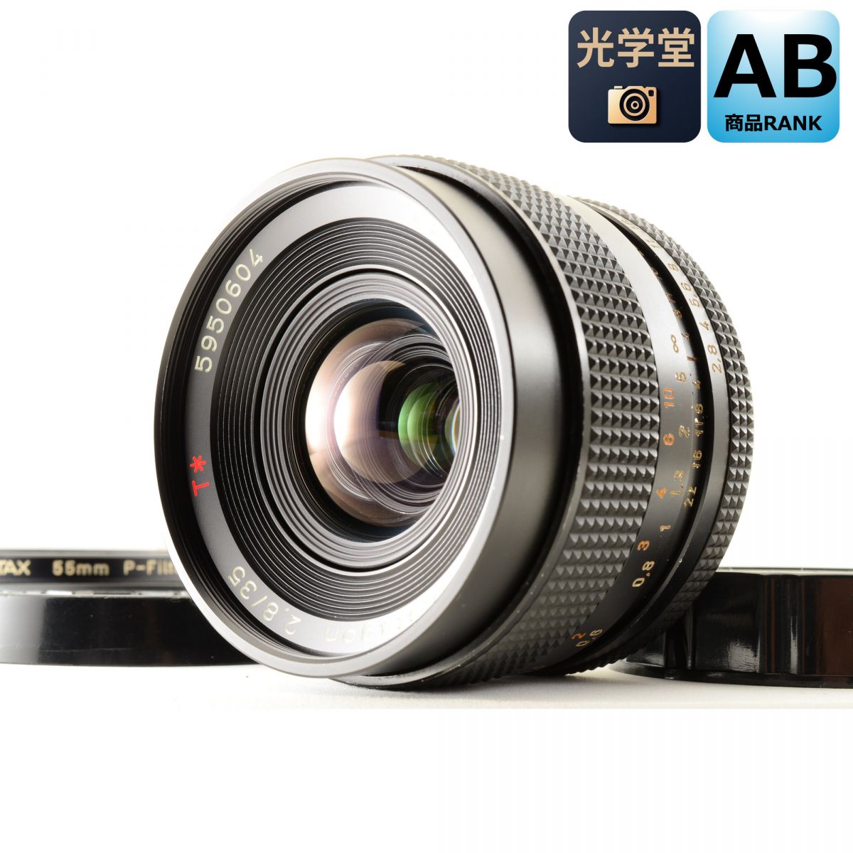 【中古】Contax Carl Zeiss Distagon T* 35mm F2.8 AEJ 広角 単焦点 カメラレンズ 交換レンズ コンタックス S/N:5950604