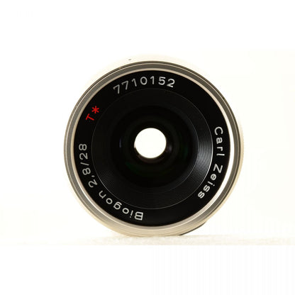 【中古】Contax Carl Zeiss Biogon 28mm f/2.8 T* G1 G2用 単焦点 カメラレンズ 交換レンズ コンタックス コンタックスG用 S/N:7710152