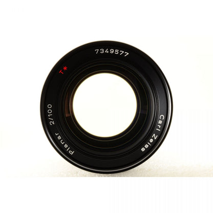 【中古】Contax Carl Zeiss Planar T* 100mm f/2 MMJ 単焦点 カメラレンズ 交換レンズ コンタックス S/N:7349577