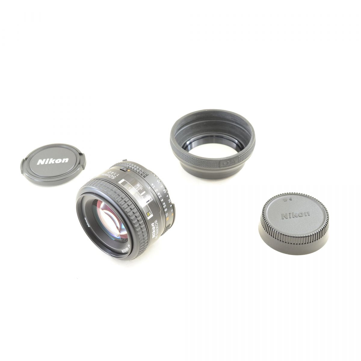 【中古】Nikon AF NIKKOR 50mm f/1.4 D 単焦点 カメラレンズ 交換レンズ ニコン S/N:4029784