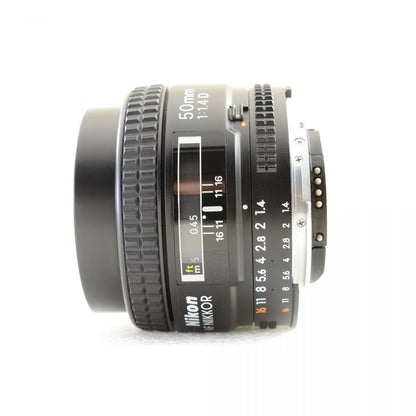 【中古】Nikon AF NIKKOR 50mm f/1.4 D 単焦点 カメラレンズ 交換レンズ ニコン S/N:4029784