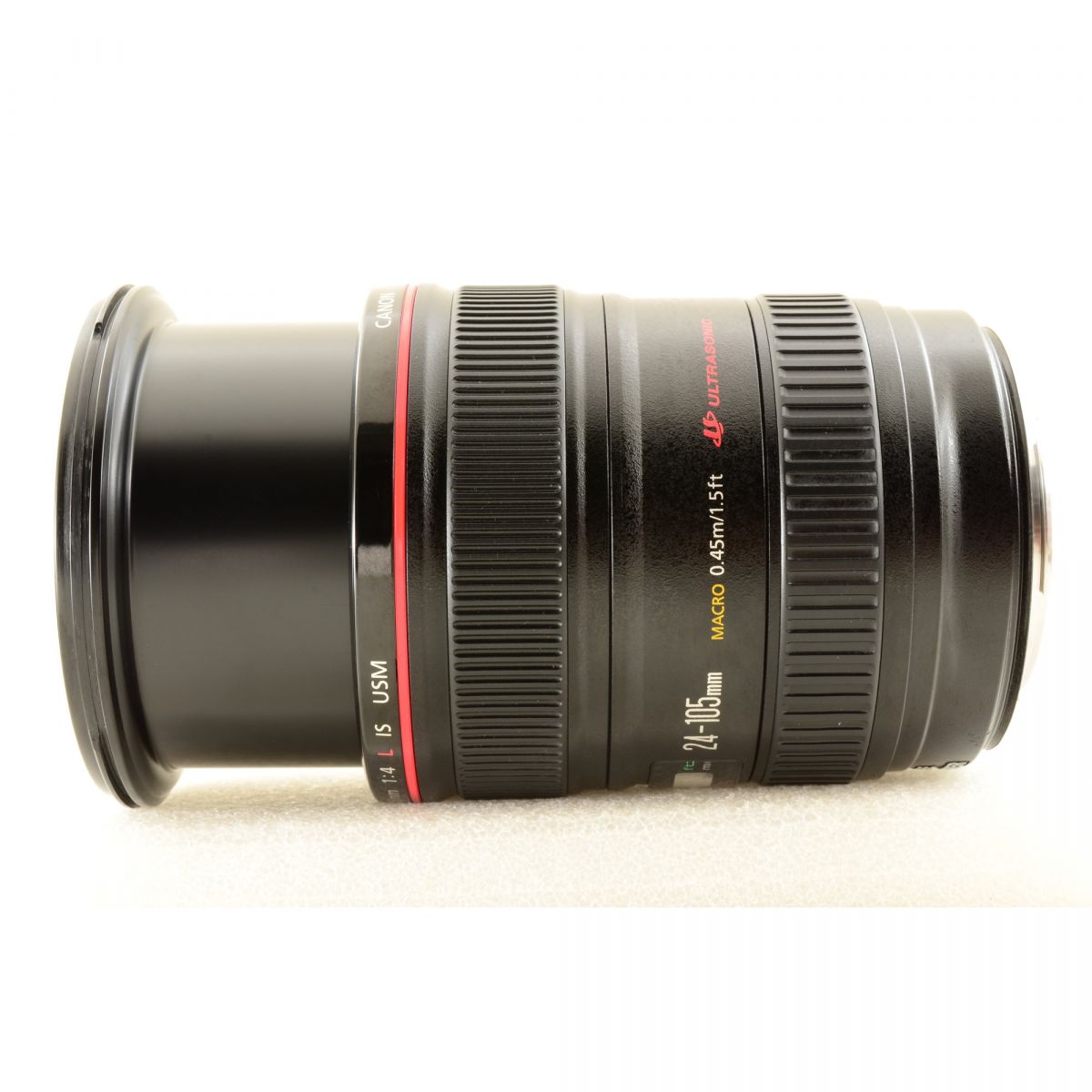 【中古】Canon EF 24-105mm f/4 L IS USM フード付き 標準 ズーム カメラレンズ 交換レンズ キヤノン EFシリーズ S/N:2020771