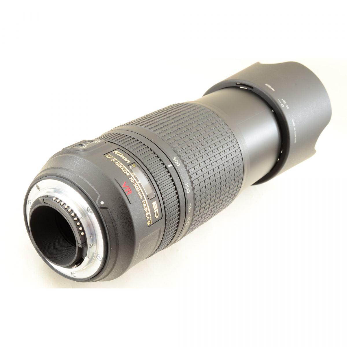 【中古】Nikon AF-S Zoom Nikkor 70-300mm f/4.5-5.6 G ED IF VR フード付き 望遠 ズーム カメラレンズ 交換レンズ ニコン NIKKORシリーズ S/N:2290428