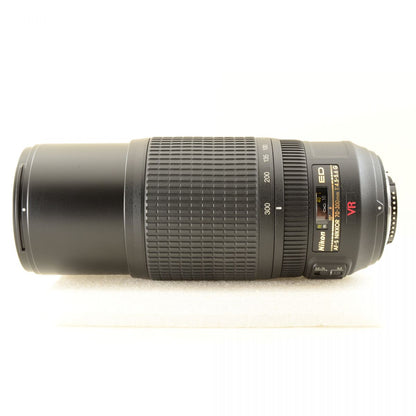 【中古】Nikon AF-S Zoom Nikkor 70-300mm f/4.5-5.6 G ED IF VR フード付き 望遠 ズーム カメラレンズ 交換レンズ ニコン NIKKORシリーズ S/N:2290428