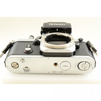 【中古】Nikon F2 Photomic シルバー 35mm フィルム 一眼レフ カメラ ボディ ケース付 ニコン S/N: 7371985