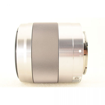 【中古】SONY E 50mm f/1.8 OSS SEL50F18 シルバー 中望遠 単焦点 カメラレンズ 交換レンズ ソニー S/N:1856461