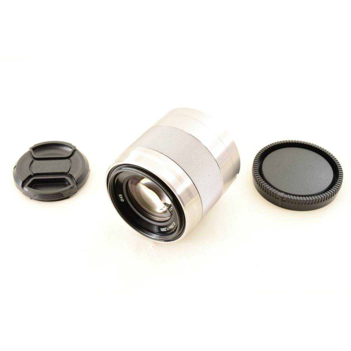 【中古】SONY E 50mm f/1.8 OSS SEL50F18 シルバー 中望遠 単焦点 カメラレンズ 交換レンズ ソニー S/N:1856461