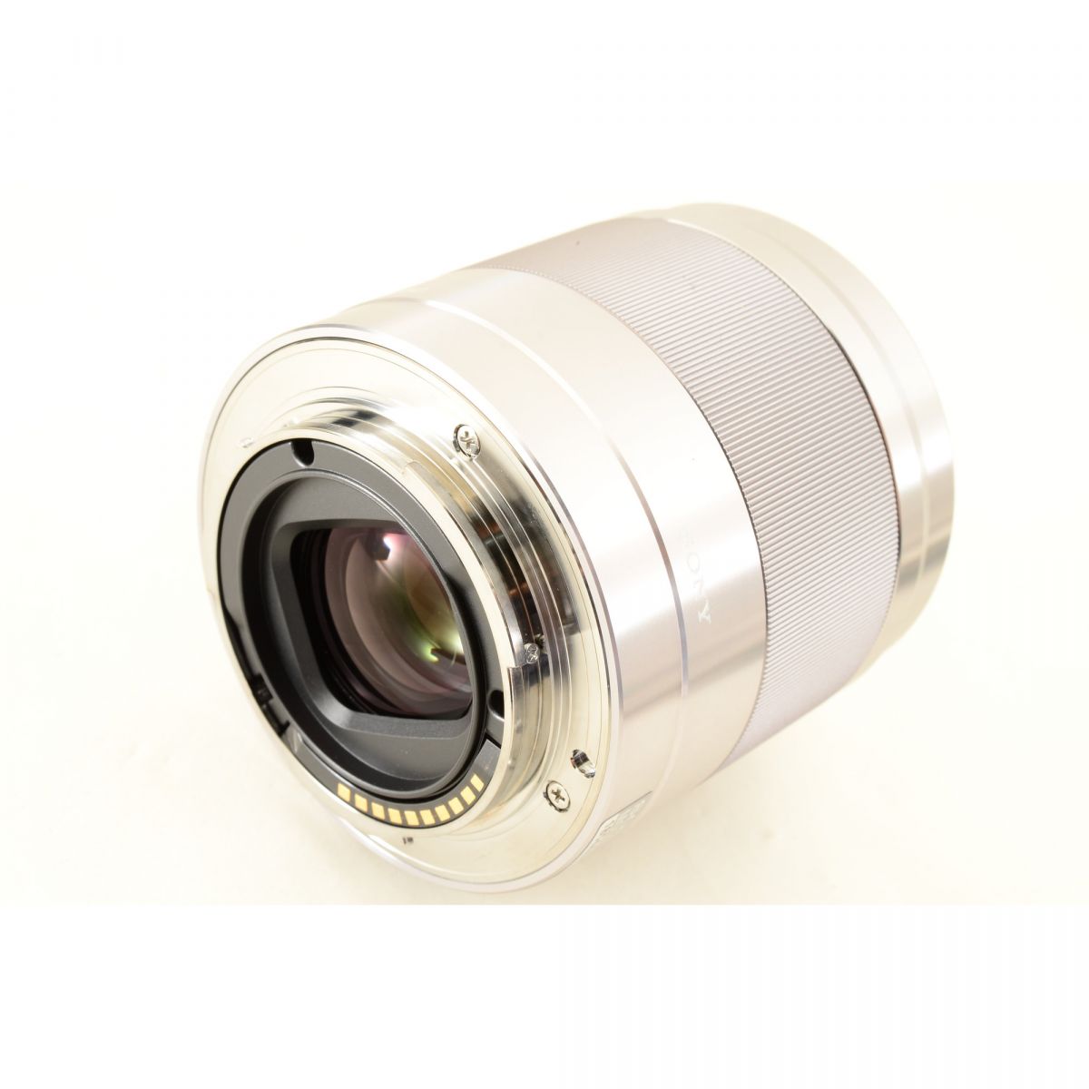 【中古】SONY E 50mm f/1.8 OSS SEL50F18 シルバー 中望遠 単焦点 カメラレンズ 交換レンズ ソニー S/N:1856461