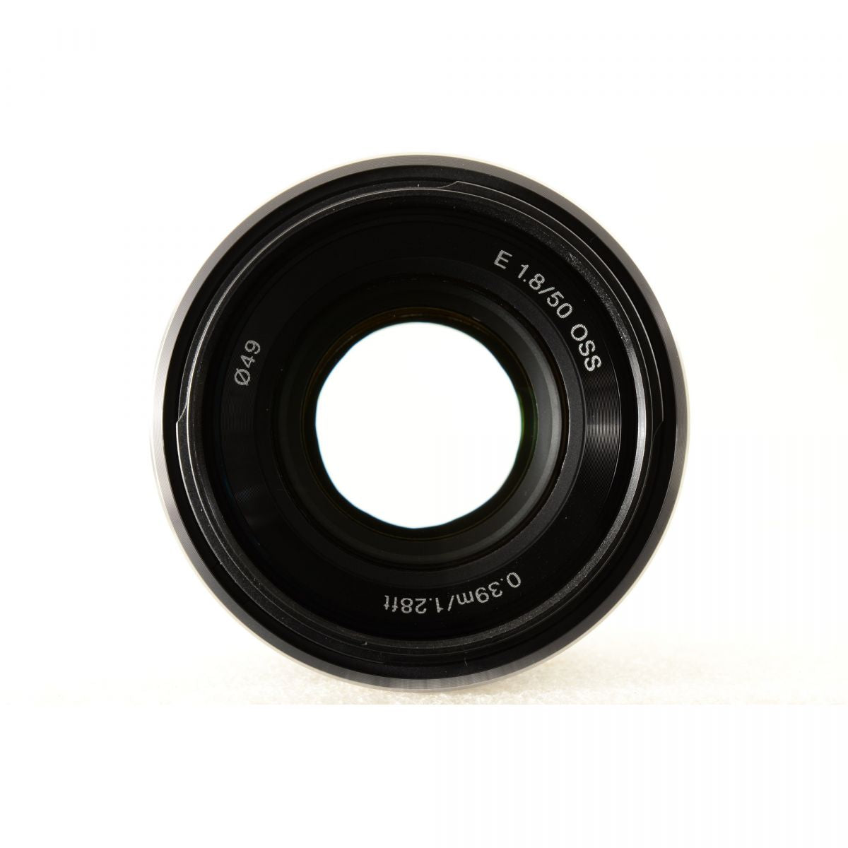 【中古】SONY E 50mm f/1.8 OSS SEL50F18 シルバー 中望遠 単焦点 カメラレンズ 交換レンズ ソニー S/N:1856461
