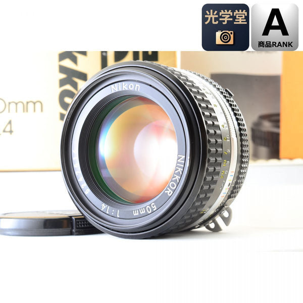 【中古】Nikon Ai-S NIKKOR 50mm f/1.4 元箱付き 標準 単焦点 カメラレンズ 交換レンズ ニコン NIKKORシリーズ S/N:5247516