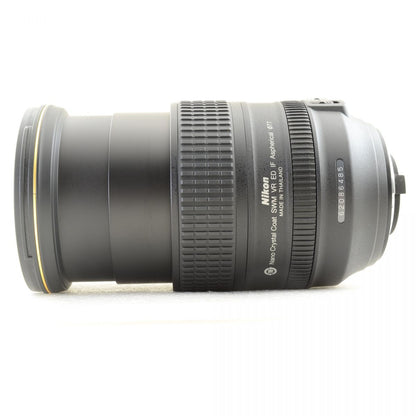 【中古】Nikon AF-S NIKKOR 24-120mm f/4 G ED VR 元箱 フード付き ズーム カメラレンズ 交換レンズ ニコン S/N:62086485