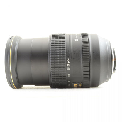 【中古】Nikon AF-S NIKKOR 24-120mm f/4 G ED VR 元箱 フード付き ズーム カメラレンズ 交換レンズ ニコン S/N:62086485
