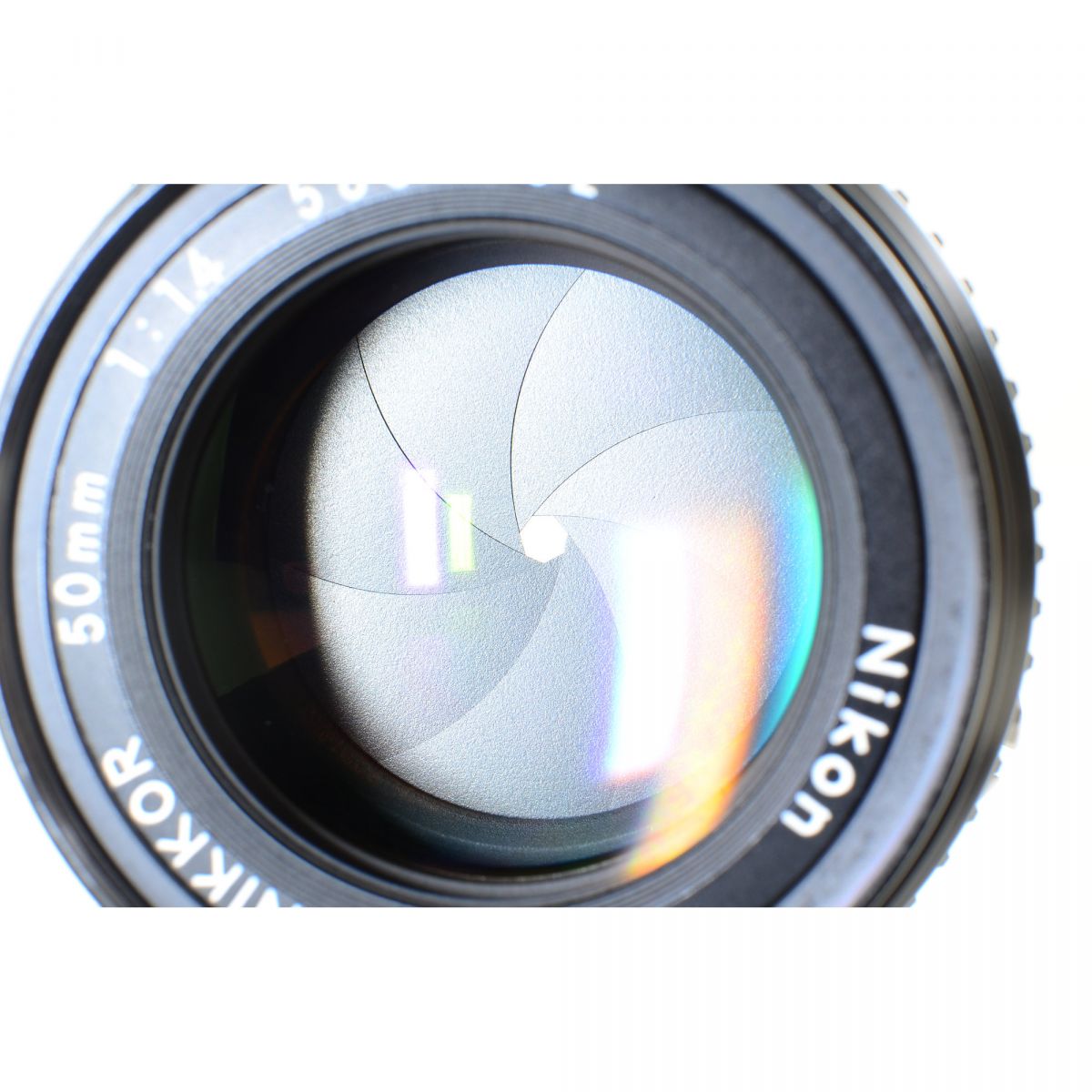 【中古】Nikon Ai-S NIKKOR 50mm f/1.4 標準 単焦点レンズ マニュアルフォーカス ニコン S/N: 5801352