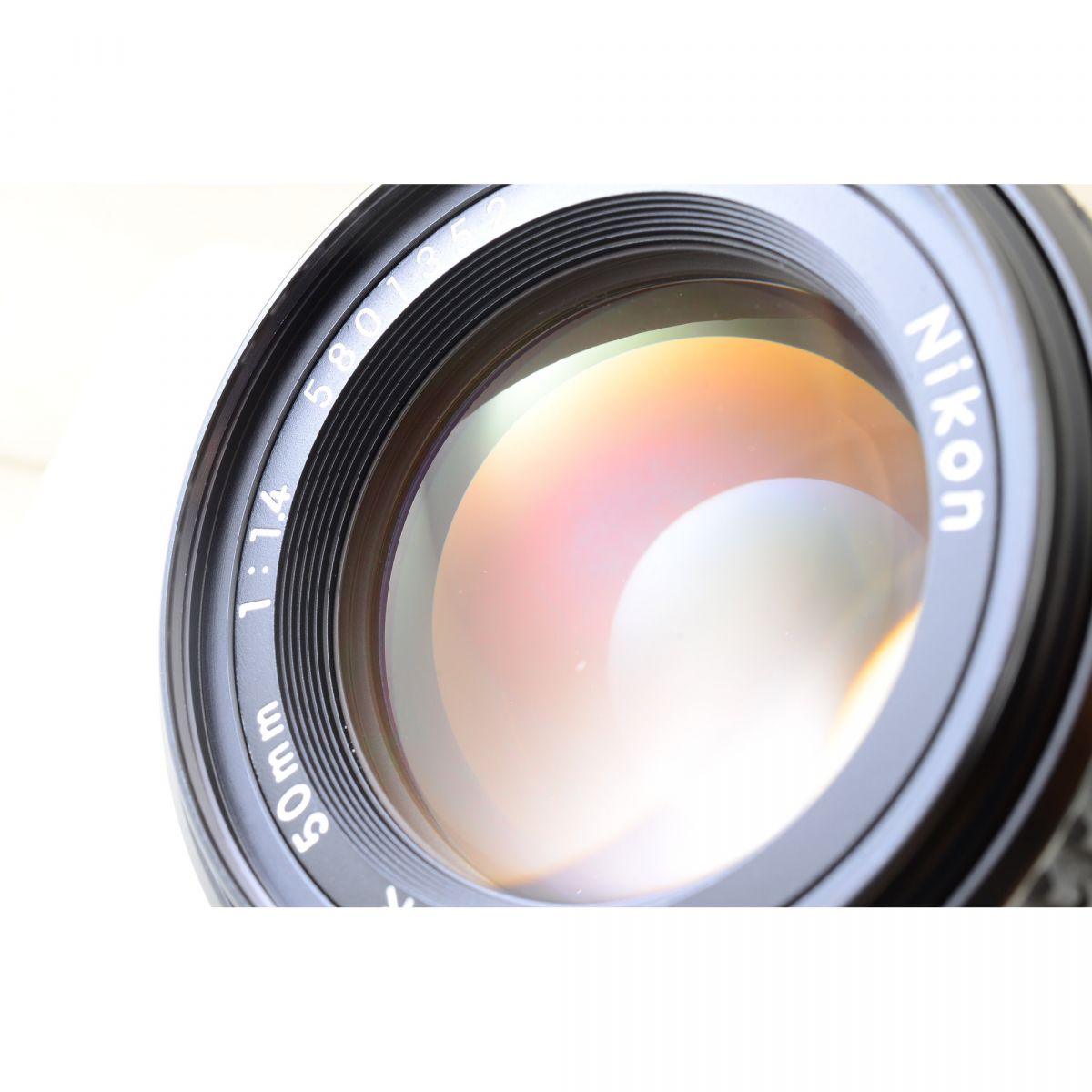 【中古】Nikon Ai-S NIKKOR 50mm f/1.4 標準 単焦点レンズ マニュアルフォーカス ニコン S/N: 5801352