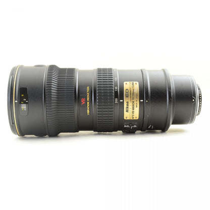 【中古】Nikon AF-S NIKKOR 70-200mm f/2.8G ED VR ブラック 望遠 ズームレンズ ニコン S/N: 237941
