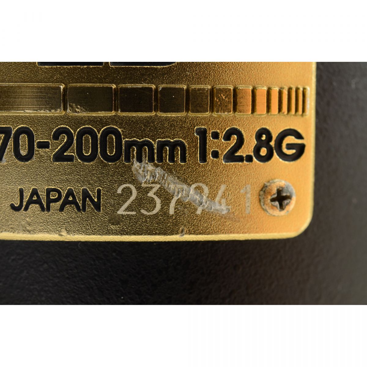 【中古】Nikon AF-S NIKKOR 70-200mm f/2.8G ED VR ブラック 望遠 ズームレンズ ニコン S/N: 237941