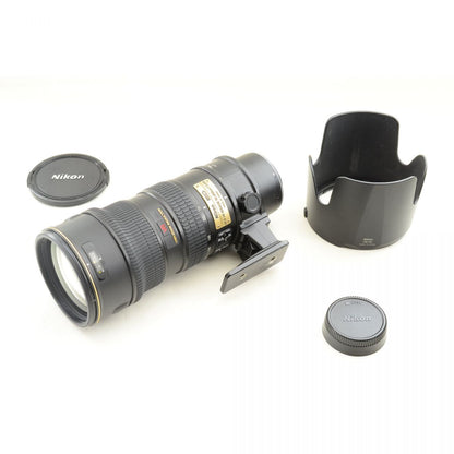 【中古】Nikon AF-S NIKKOR 70-200mm f/2.8G ED VR ブラック 望遠 ズームレンズ ニコン S/N: 237941