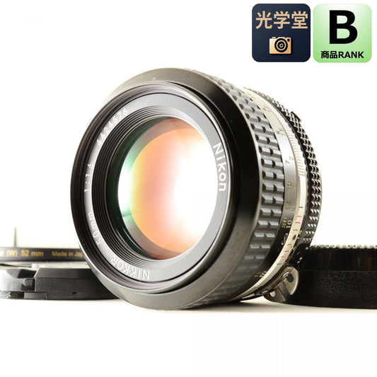 【中古】Nikon Ai NIKKOR 50mm f/1.4 標準 単焦点レンズ マニュアルフォーカス ニコン S/N: 4424576