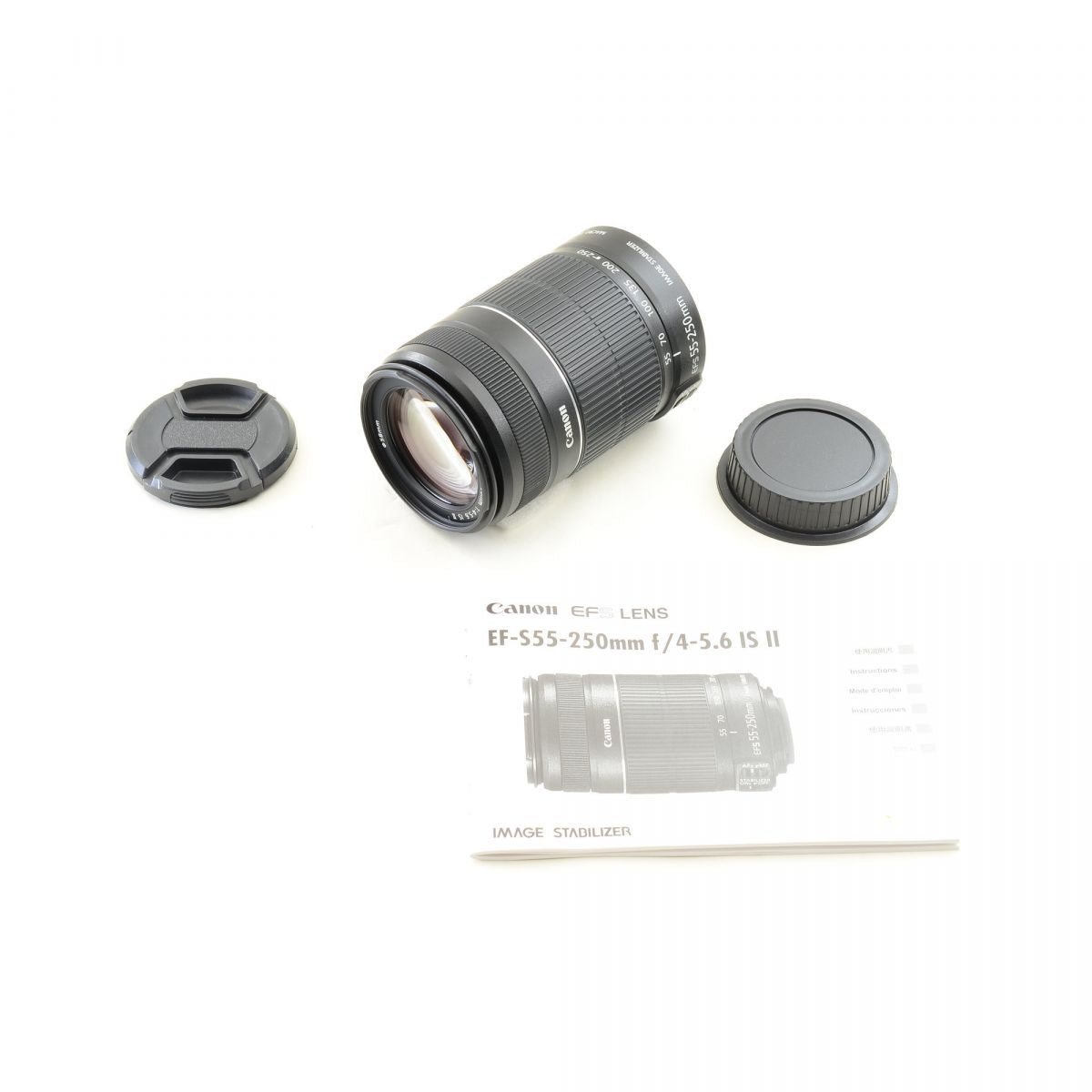【中古】Canon EF-S 55-250mm f/4-5.6 IS II 望遠 ズームレンズ キャノン S/N: 2932017431