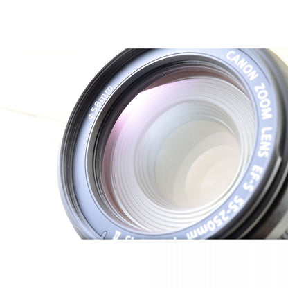 【中古】Canon EF-S 55-250mm f/4-5.6 IS II 望遠 ズームレンズ キャノン S/N: 2932017431