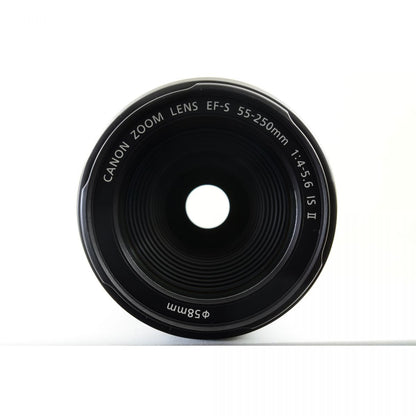 【中古】Canon EF-S 55-250mm f/4-5.6 IS II 望遠 ズームレンズ キャノン S/N: 2932017431