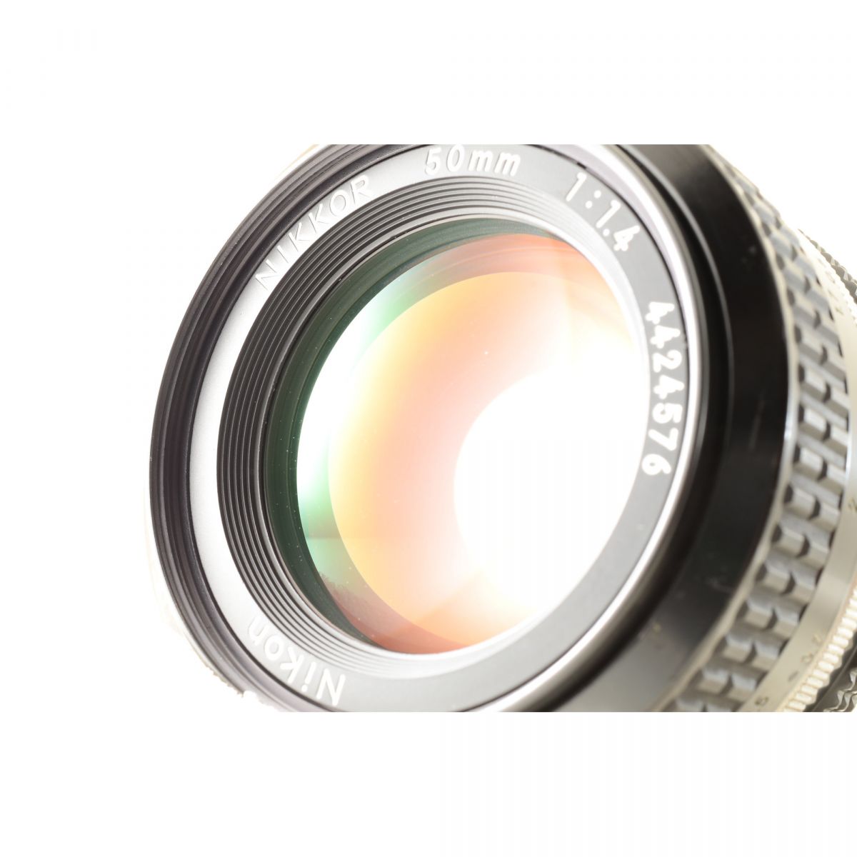 【中古】Nikon Ai NIKKOR 50mm f/1.4 標準 単焦点レンズ マニュアルフォーカス ニコン S/N: 4424576