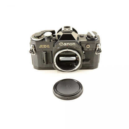 【中古】Canon AE-1 ブラック 35mm 一眼レフ フィルムカメラ キヤノン S/N:1469487