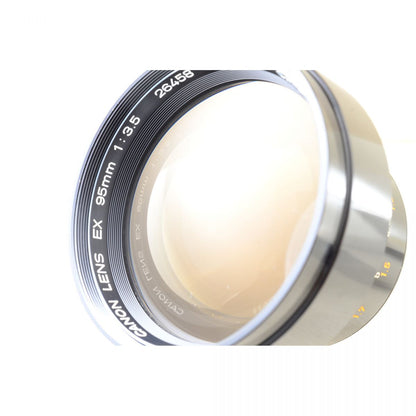 【中古】Canon EX 95mm f/3.5 中望遠 単焦点レンズ キャノン EXマウント S/N: 26458