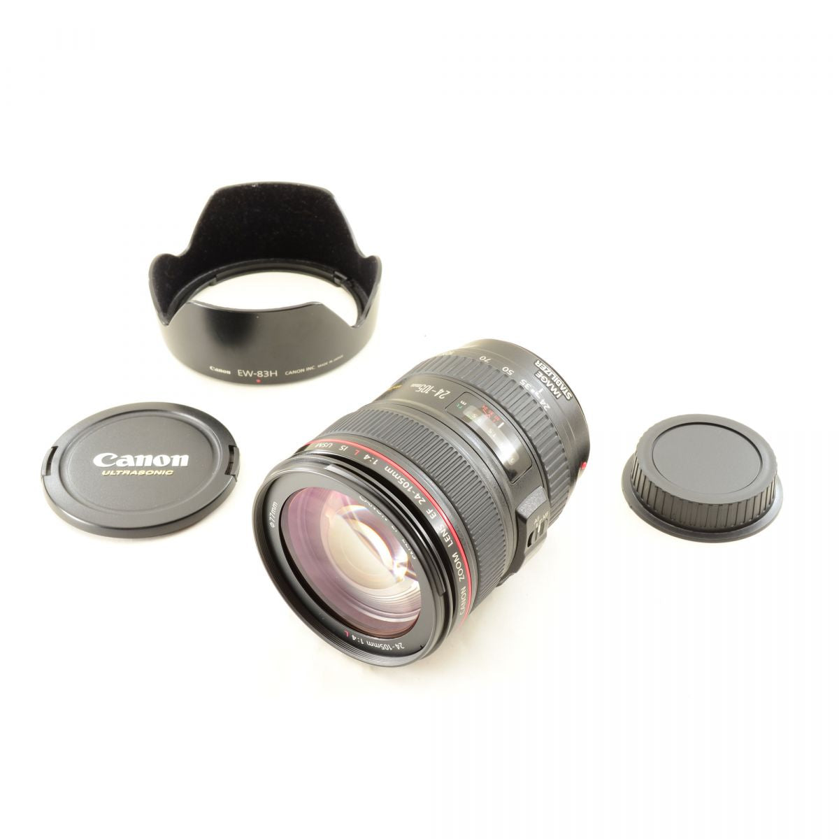 【中古】Canon EF 24-105mm f/4 L IS USM 標準 ズームレンズ キャノン S/N: 734106