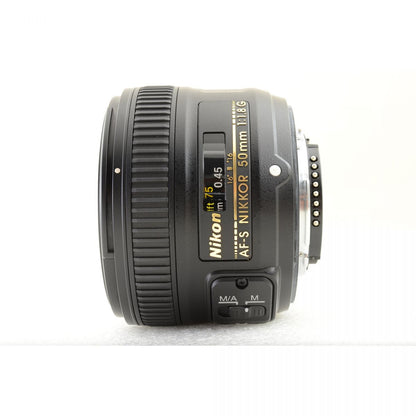 【中古】Nikon AF-S NIKKOR 50mm f/1.8 G 標準 単焦点 カメラレンズ 交換レンズ ニコン S/N:3404258