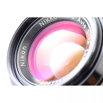 【中古】Nikon Non-Ai NIKKOR-S.C Auto 50mm F1.4 単焦点 カメラレンズ 交換レンズ ニコン S/N:1364958