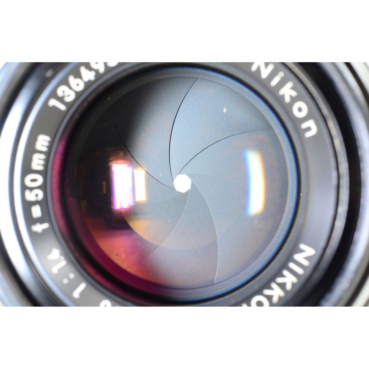 【中古】Nikon Non-Ai NIKKOR-S.C Auto 50mm F1.4 単焦点 カメラレンズ 交換レンズ ニコン S/N:1364958