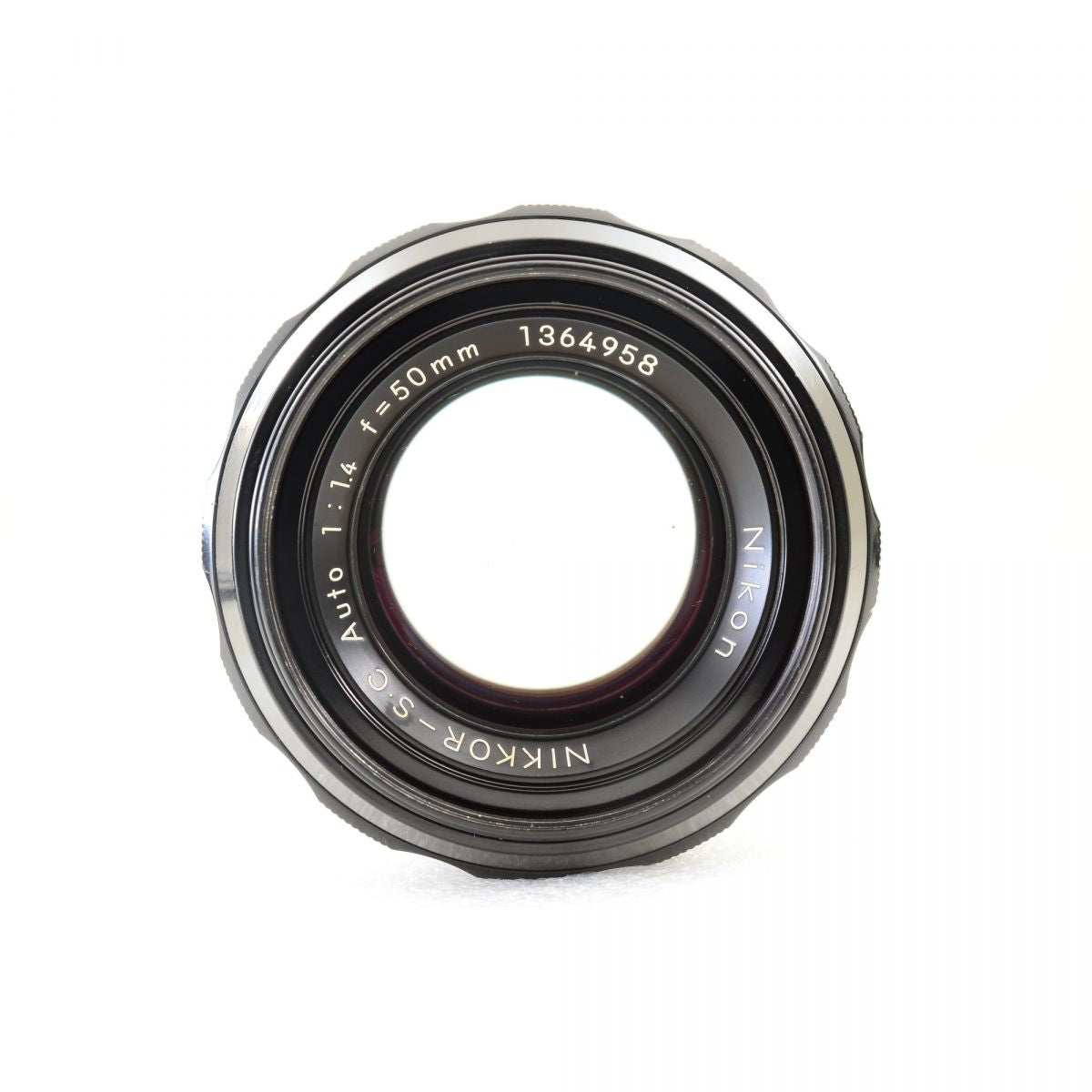 【中古】Nikon Non-Ai NIKKOR-S.C Auto 50mm F1.4 単焦点 カメラレンズ 交換レンズ ニコン S/N:1364958