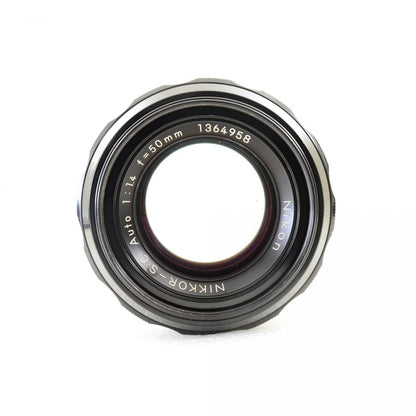 【中古】Nikon Non-Ai NIKKOR-S.C Auto 50mm F1.4 単焦点 カメラレンズ 交換レンズ ニコン S/N:1364958