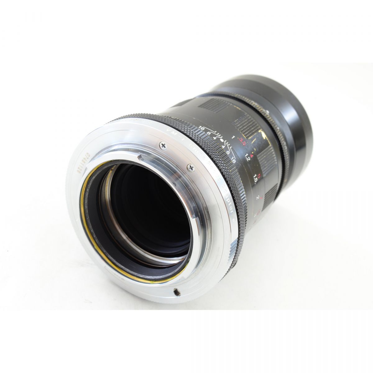 【中古】フォクトレンダー COLOR-HELIAR 75mm f/2.5 MC 中望遠 単焦点レンズ Eマウントアダプター付 S/N: 9020028