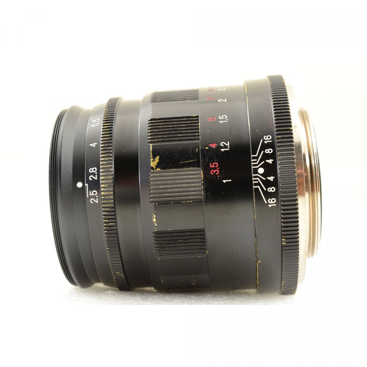 【中古】フォクトレンダー COLOR-HELIAR 75mm f/2.5 MC 中望遠 単焦点レンズ Eマウントアダプター付 S/N: 9020028
