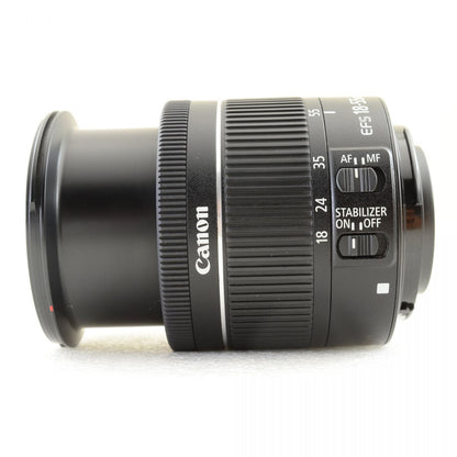 【中古】Canon EF-S 18-55mm f/4-5.6 IS STM 標準 ズーム カメラレンズ 交換レンズ キヤノン S/N:5612055349