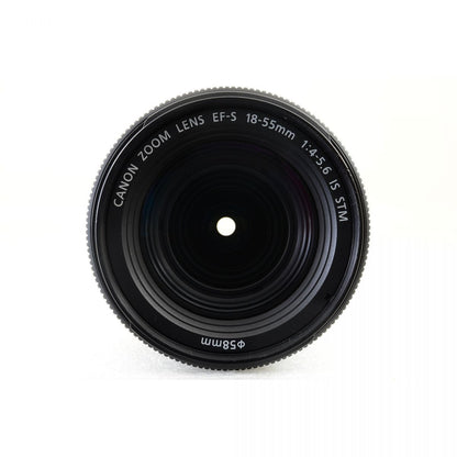 【中古】Canon EF-S 18-55mm f/4-5.6 IS STM 標準 ズーム カメラレンズ 交換レンズ キヤノン S/N:5612055349