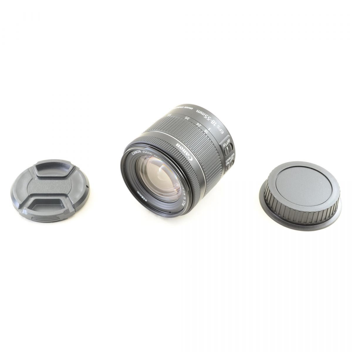 【中古】Canon EF-S 18-55mm f/4-5.6 IS STM 標準 ズーム カメラレンズ 交換レンズ キヤノン S/N:5612055349