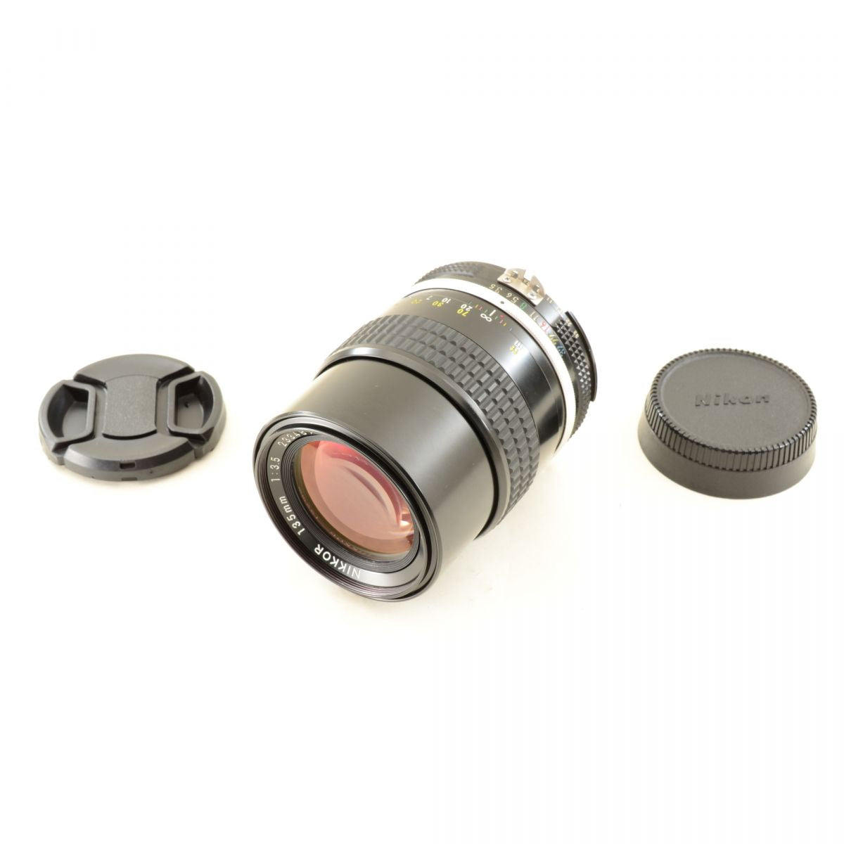 【中古】Nikon Ai NIKKOR 135mm f/3.5 中望遠 単焦点 カメラレンズ 交換レンズ ニコン S/N:233489