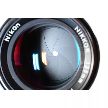 【中古】Nikon Ai NIKKOR 135mm f/3.5 中望遠 単焦点 カメラレンズ 交換レンズ ニコン S/N:233489