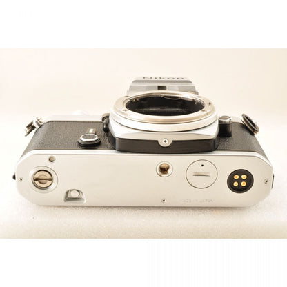 【中古】Nikon FM シルバー 35mm 一眼レフ フィルムカメラ +Ai-S NIKKOR 50mm F1.4 単焦点 MF カメラレンズ 交換レンズ ニコン