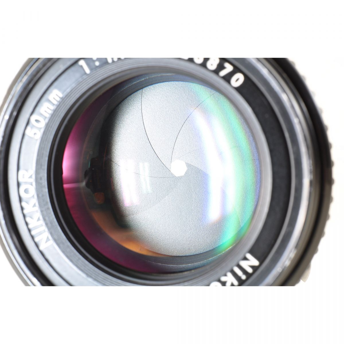 【中古】Nikon FM シルバー 35mm 一眼レフ フィルムカメラ +Ai-S NIKKOR 50mm F1.4 単焦点 MF カメラレンズ 交換レンズ ニコン