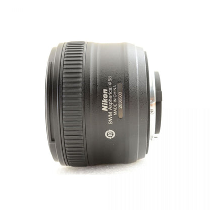 【中古】Nikon AF-S NIKKOR 50mm f/1.8 G 元箱 フード付き 標準 単焦点 カメラレンズ ニコン S/N:2036503