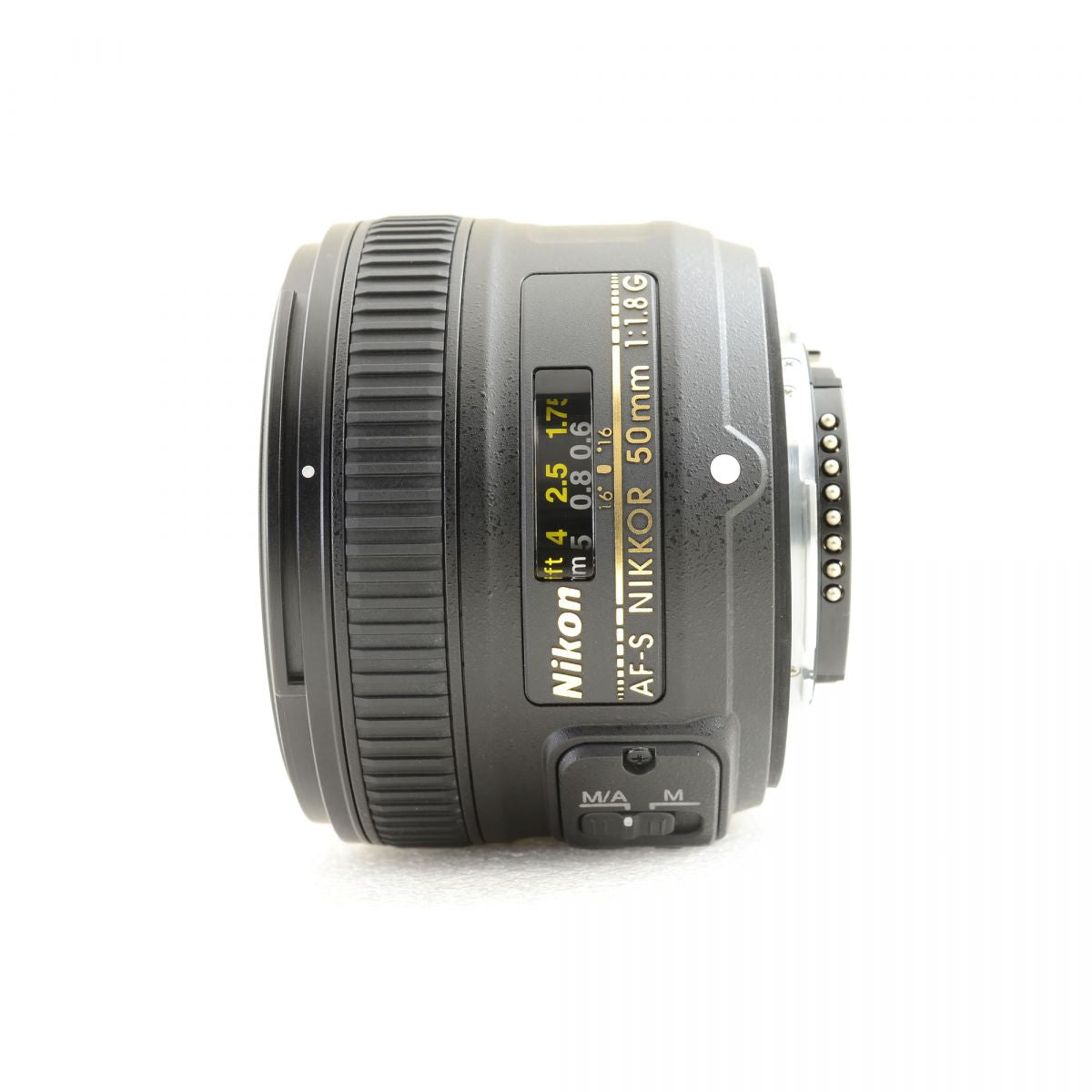 【中古】Nikon AF-S NIKKOR 50mm f/1.8 G 元箱 フード付き 標準 単焦点 カメラレンズ ニコン S/N:2036503