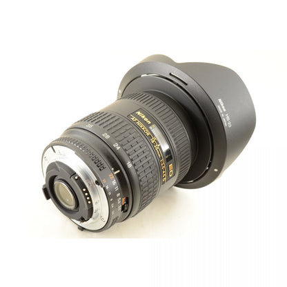 【中古】Nikon AF 18-35mm f/3.5-4.5D ED IF フード付き 広角 ズーム カメラレンズ 交換レンズ ニコン S/N:243564