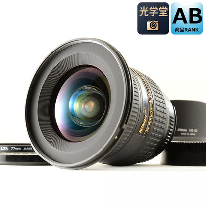 【中古】Nikon AF 18-35mm f/3.5-4.5D ED IF フード付き 広角 ズーム カメラレンズ 交換レンズ ニコン S/N:243564