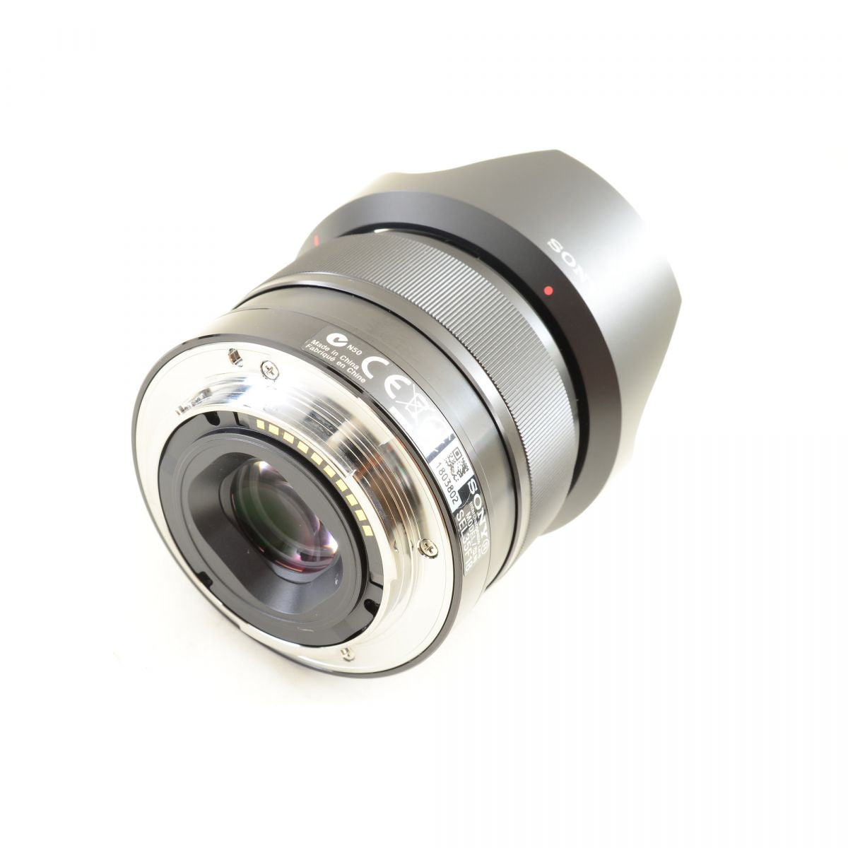 【中古】Sony E 35mm f/1.8 OSS 元箱 フード付き 標準 単焦点 カメラレンズ ソニー S/N:1803802