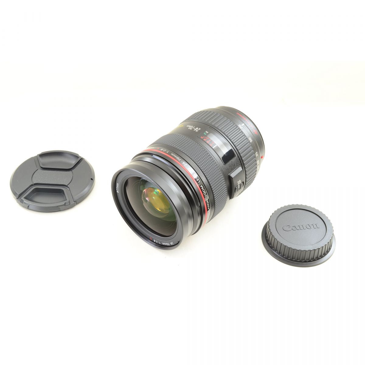 【中古】Canon EF 24-70mm f/2.8L USM 大口径 標準 ズーム カメラレンズ 交換レンズ キヤノン S/N:716233