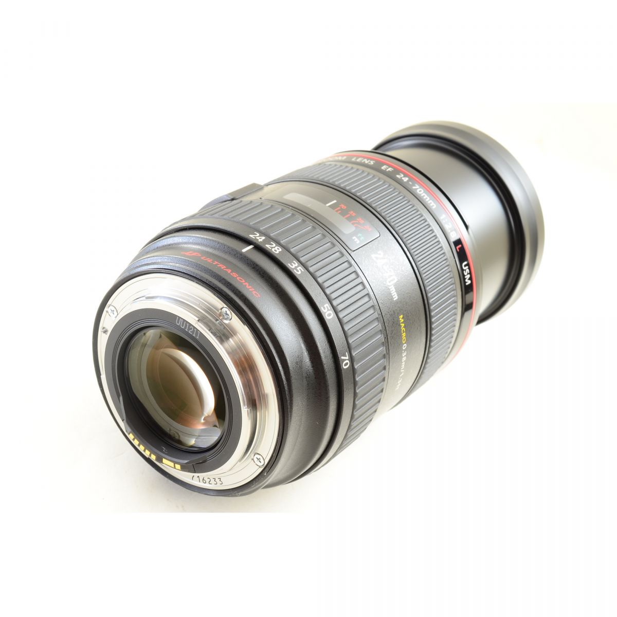 【中古】Canon EF 24-70mm f/2.8L USM 大口径 標準 ズーム カメラレンズ 交換レンズ キヤノン S/N:716233